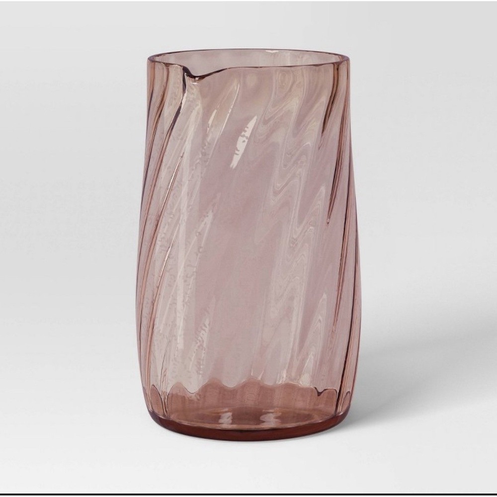 Threshold‎ - 27 fl oz Glass Beverage Carafe - Light Pink/Peach